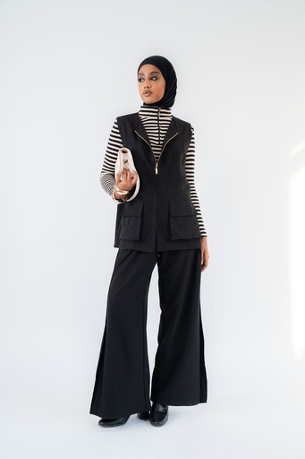 Black Valencia Pants