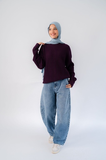 Aubergine Kyoto Pullover 