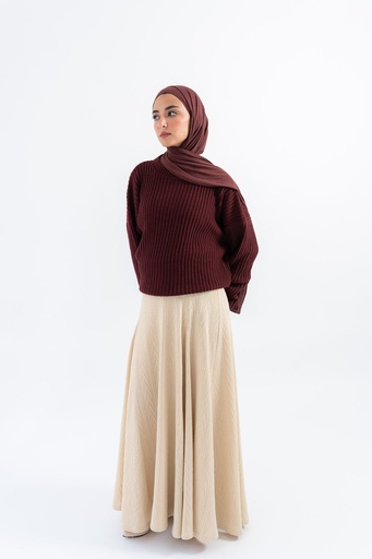 Beige Devon Skirt 
