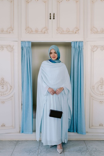 Mist Swan Cape Blouse