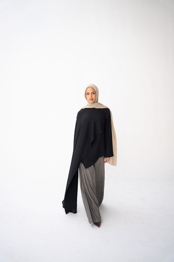 Black Venice Blouse