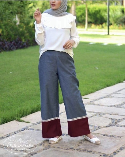 Two tone pants