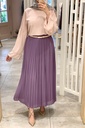 Lavender Pleated Skirt