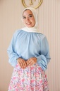 Sky Turtleneck Blouse