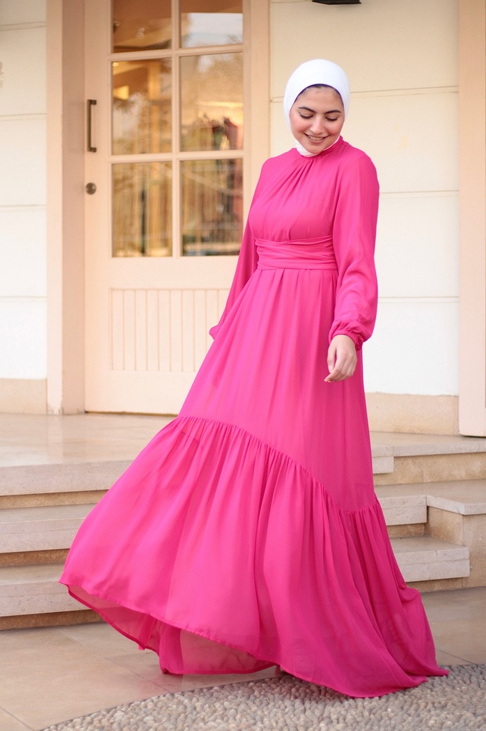 Fuchsia Diana Dress