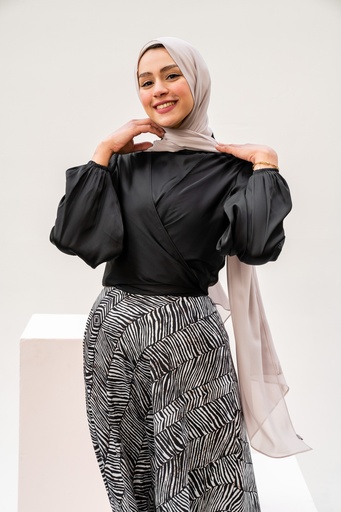 Black Sophia Blouse