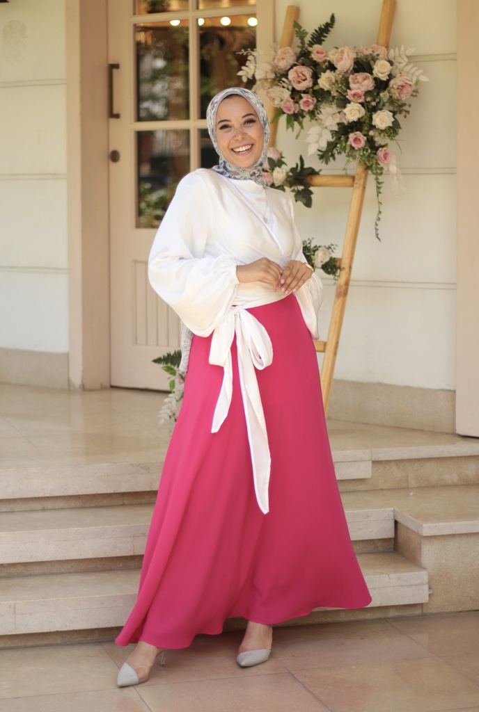 Hot Pink Zeina Skirt