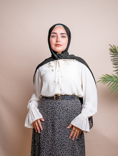 Crème Juliet Blouse