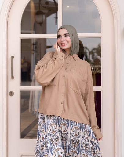 Camel Jive Blouse