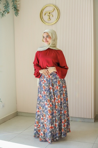 Rama Maroon Blouse