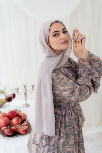 Smoke Chiffon Veil