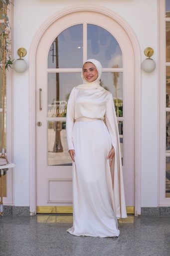 Crème Perla Dress