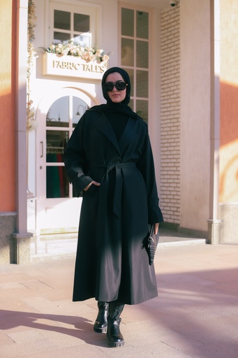 Black Vogue Girl Coat