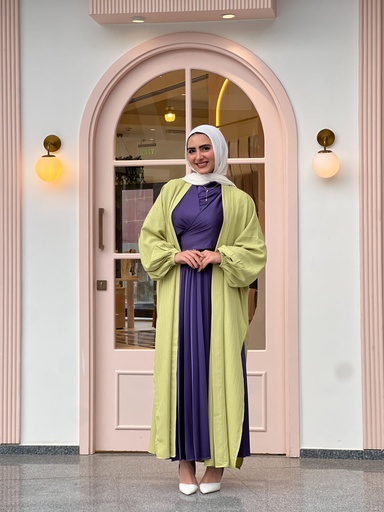 Lime Elle Kimono