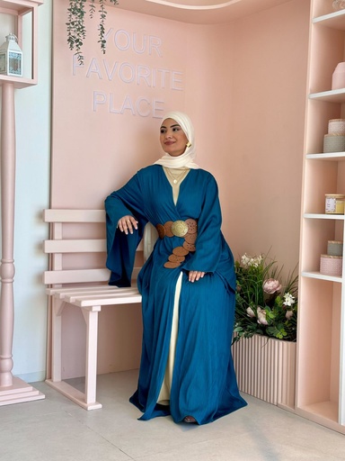 Teal Hennah Kaftan